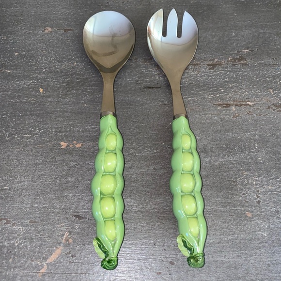 New double sets of serving fork and spoon - Picture 4 of 7